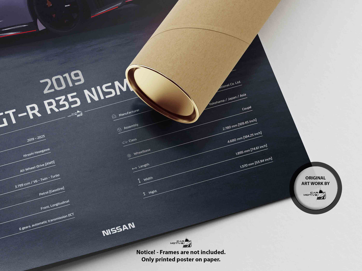 Nissan GT-R Nismo R35 (2019) - 3D RENDER STUDIO REAR