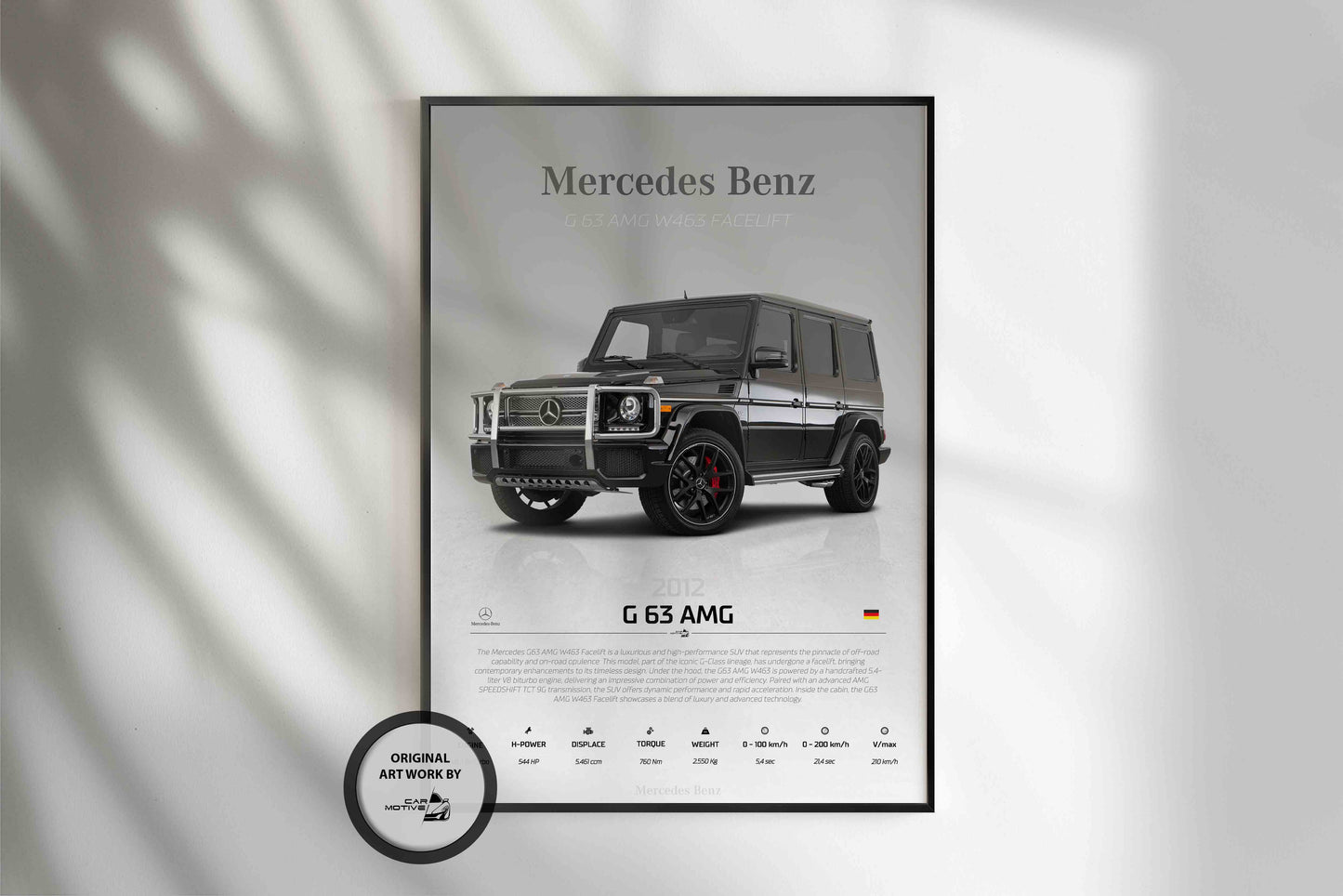 Mercedes Benz G63 AMG (2012) - STUDIO MONTAGE 3/4 SIDE