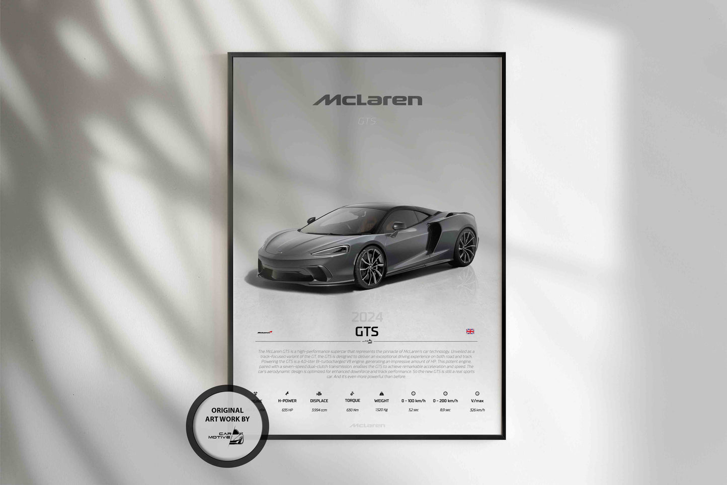 McLaren GTS (2014) - STUDIO MONTAGE 3/4 SIDE