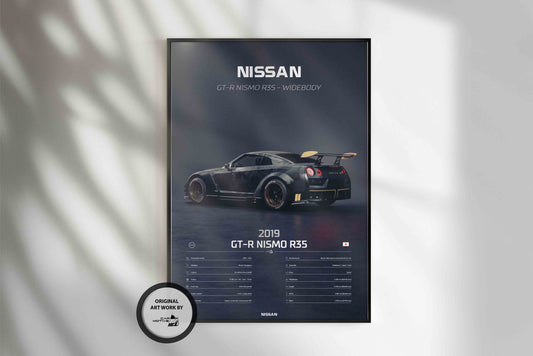 Nissan GT-R Nismo R35 Widebody (2019) - 3D RENDER STUDIO REAR