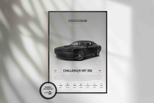 Dodge Challenger SRT 392 (2015) - STUDIO MONTAGE 3/4 SIDE