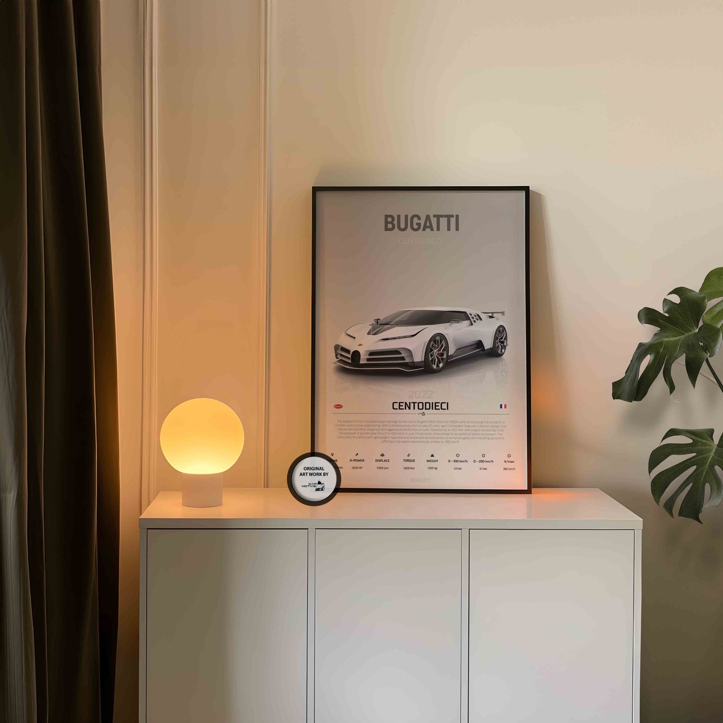 Bugatti Centodieci (2022) - STUDIO MONTAGE 3/4 SIDE