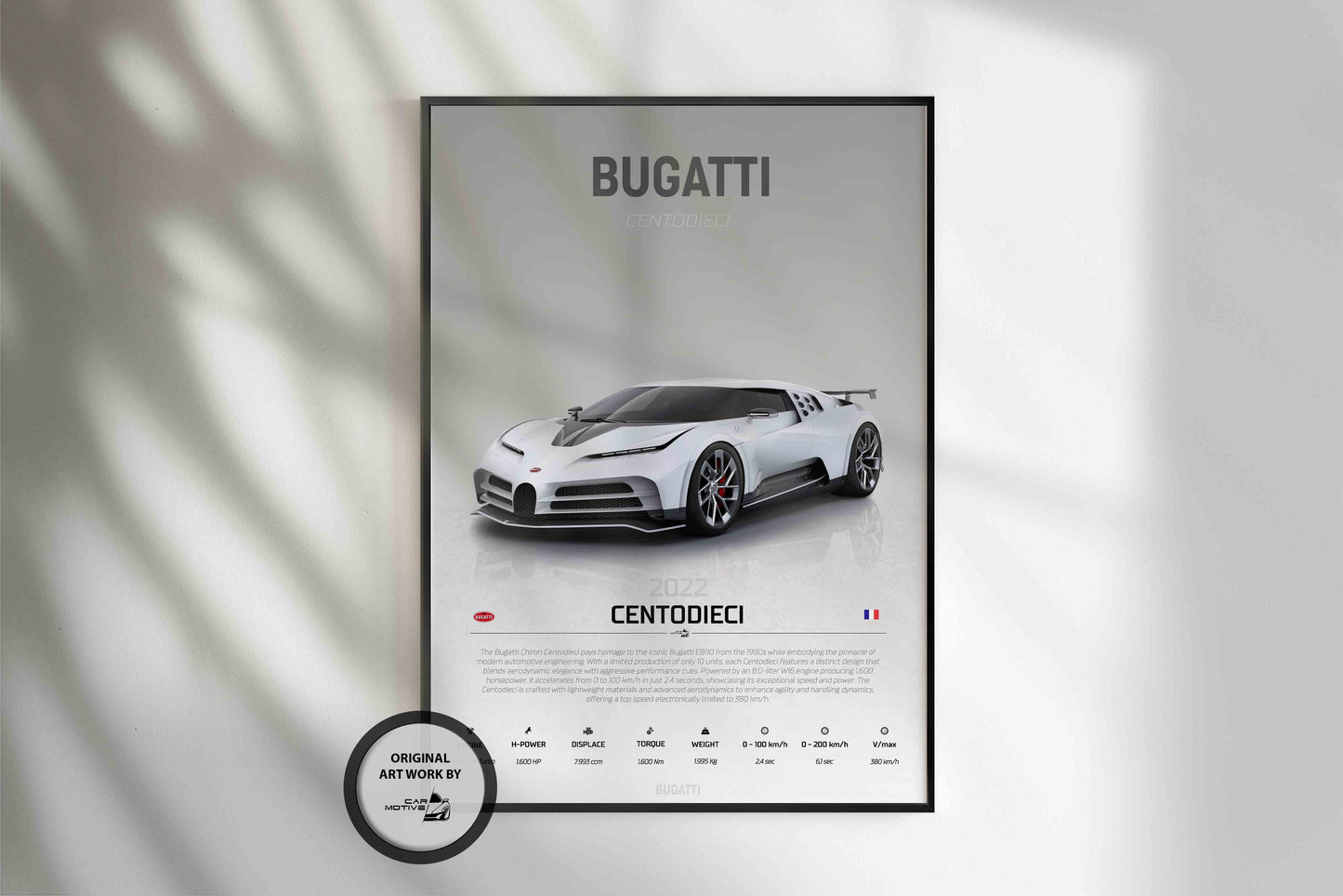Bugatti Centodieci (2022) - STUDIO MONTAGE 3/4 SIDE