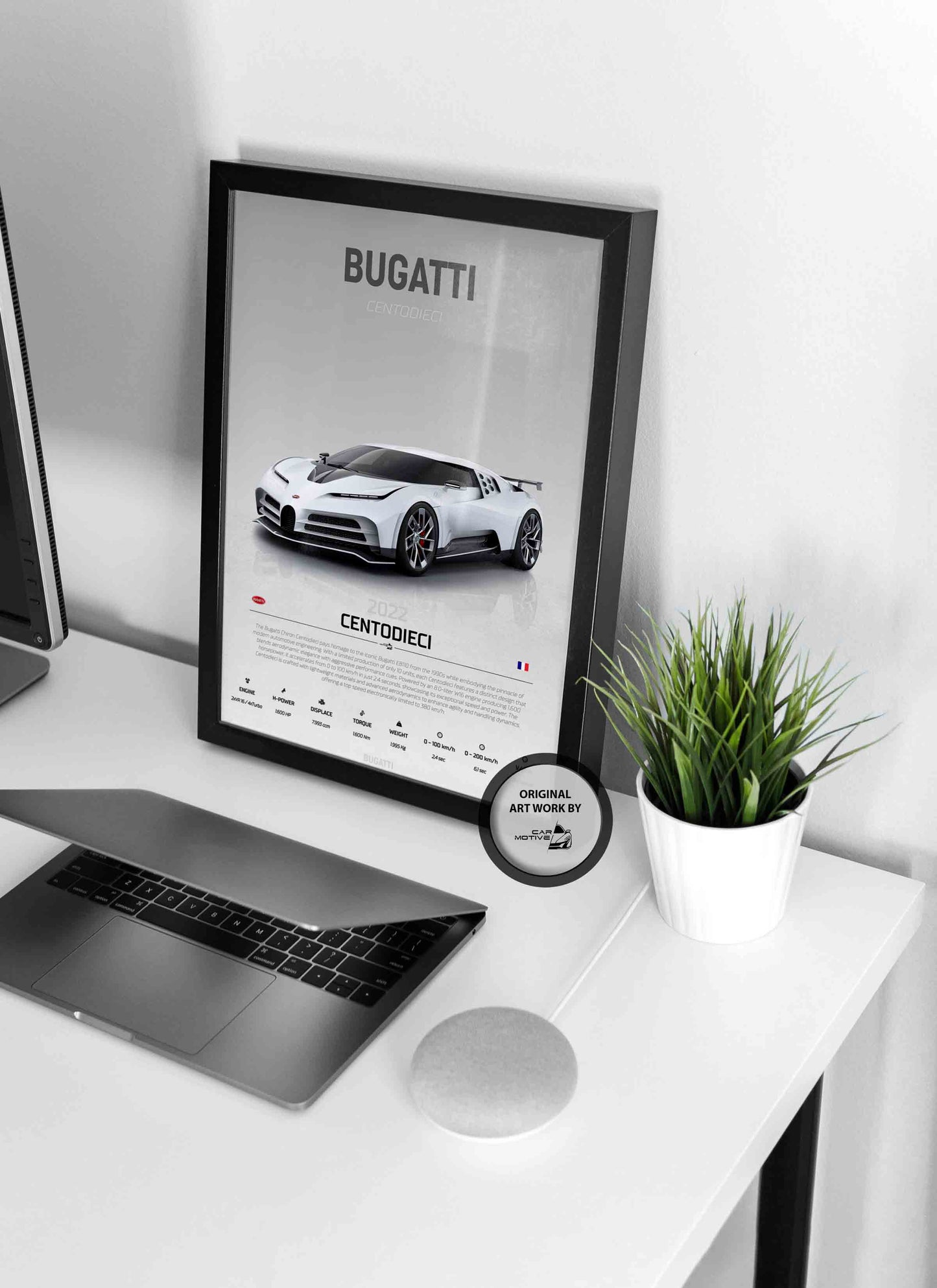 Bugatti Centodieci (2022) - STUDIO MONTAGE 3/4 SIDE