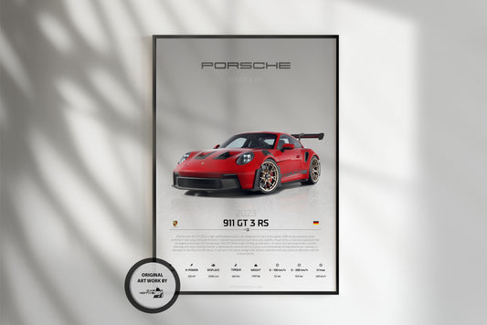 Porsche 911 GT3 RS (2023) - STUDIO MONTAGE 3/4 SIDE
