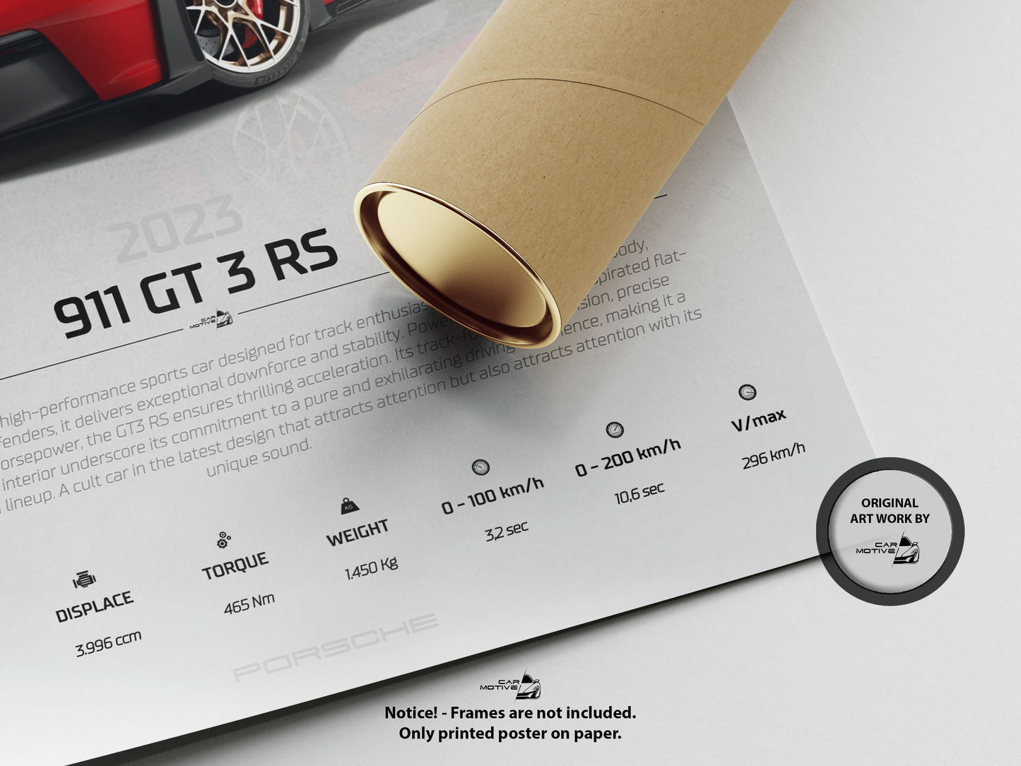 Porsche 911 GT3 RS (2023) - STUDIO MONTAGE 3/4 SIDE