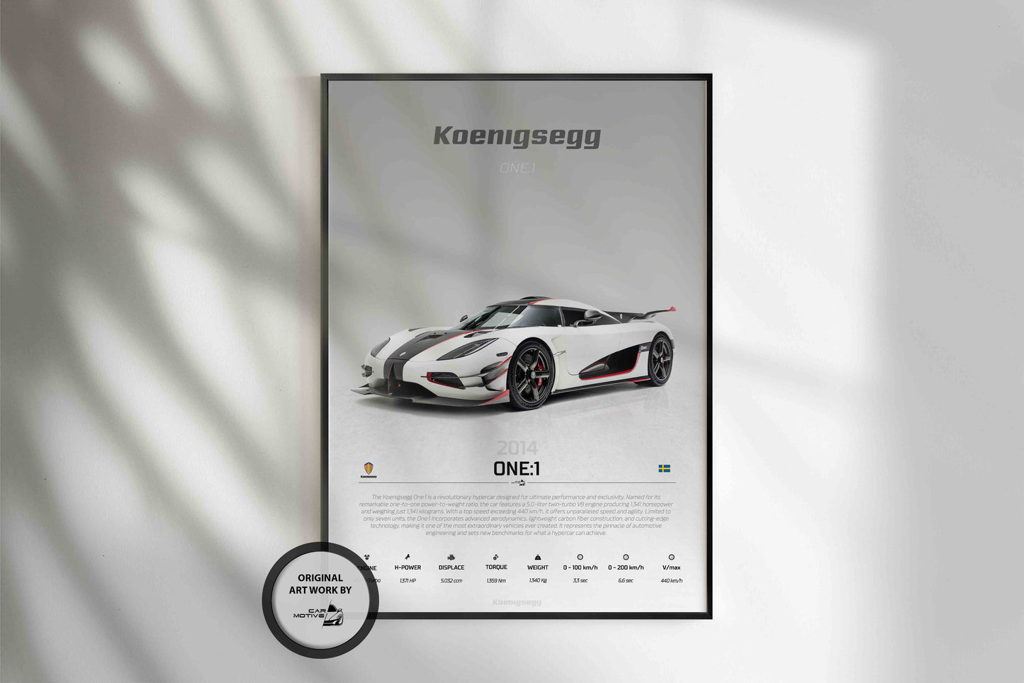 Koenigsegg One:1 (2014) - STUDIO MONTAGE 3/4 SIDE