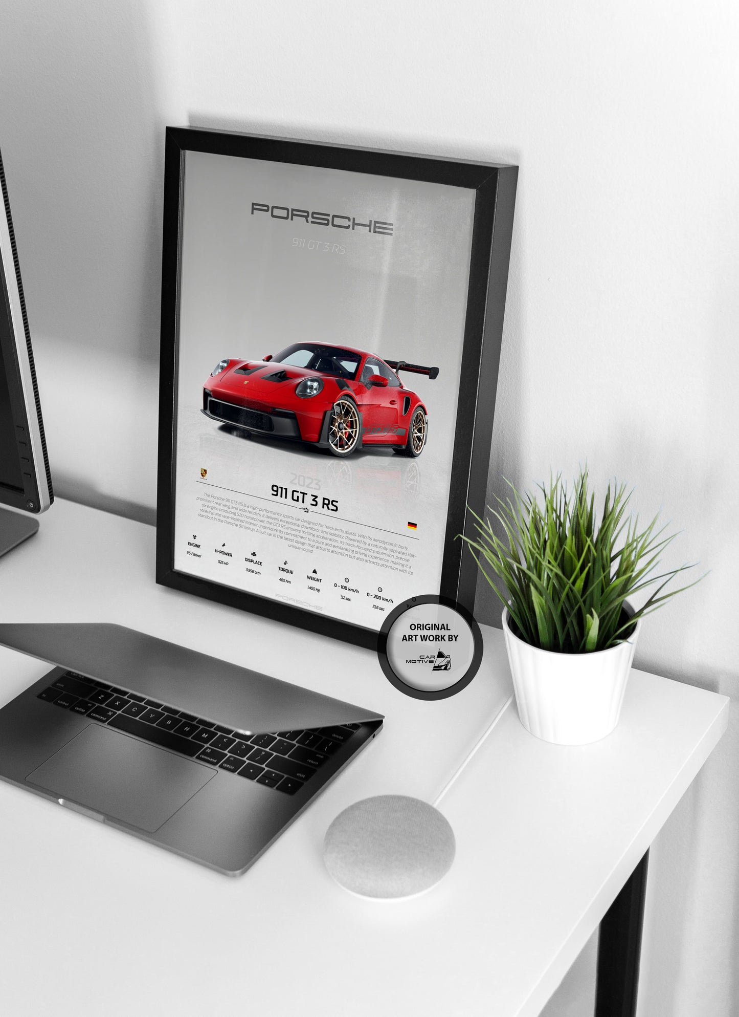 Porsche 911 GT3 RS (2023) - STUDIO MONTAGE 3/4 SIDE