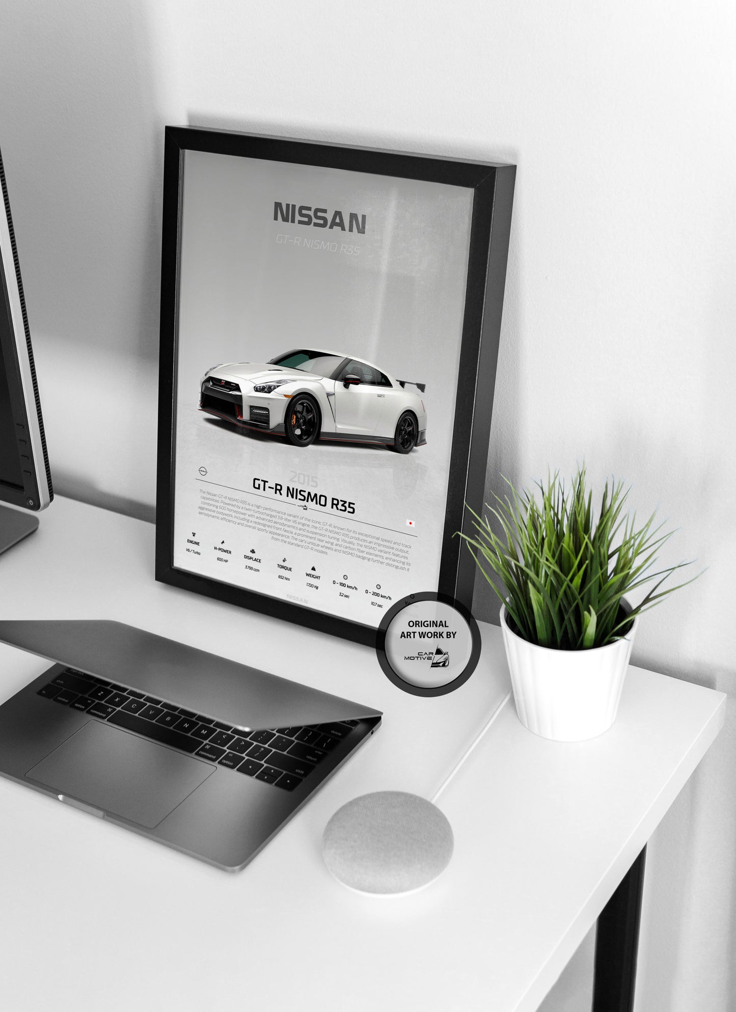 Nissan GT-R Nismo R35 (2015) - STUDIO MONTAGE 3/4 SIDE