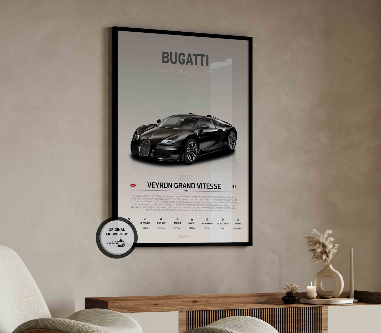 Bugatti Veyron Grand Vitesse (2012) - STUDIO MONTAGE 3/4 SIDE