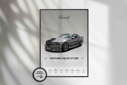 Ford Mustang Shelby GT 500 (2005) - STUDIO MONTAGE 3/4 SIDE