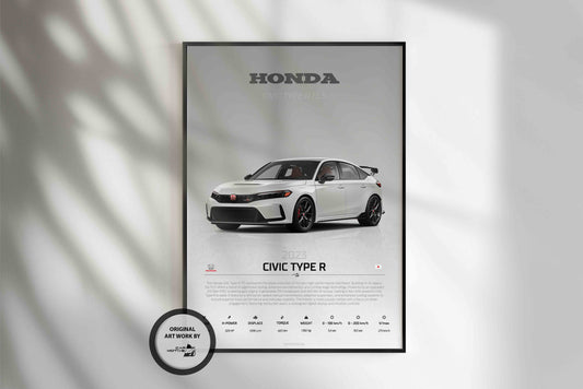 Honda Civic Type R (2023) - STUDIO MONTAGE 3/4 SIDE