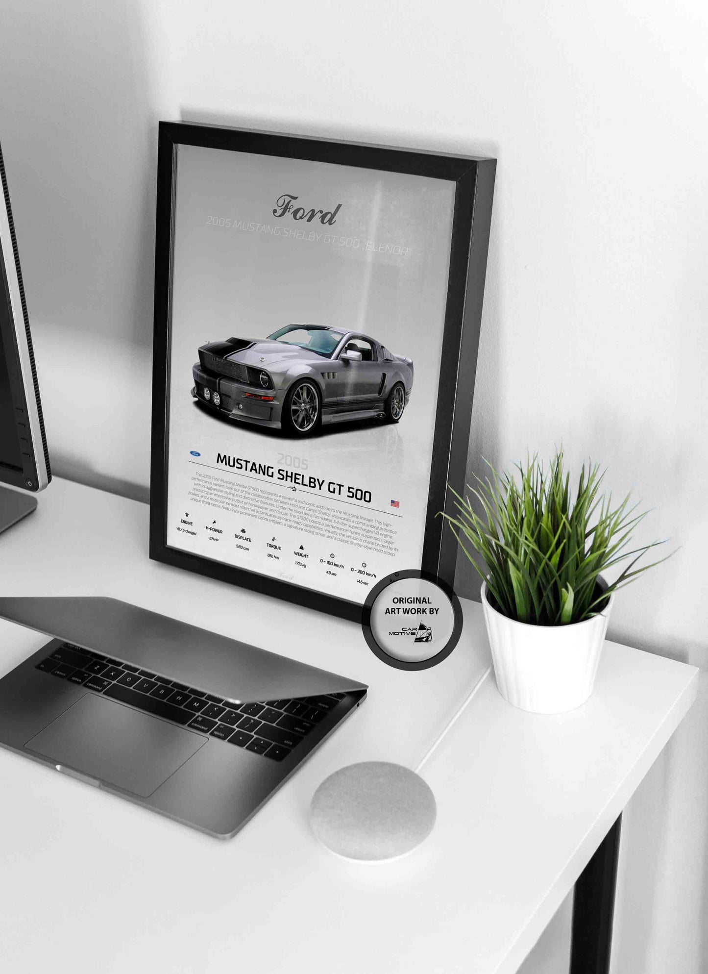 Ford Mustang Shelby GT 500 (2005) - STUDIO MONTAGE 3/4 SIDE