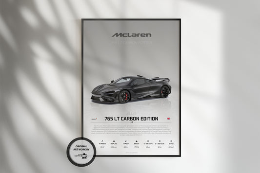 McLaren 765 LT Carbon Edition (2021) - STUDIO MONTAGE 3/4 SIDE