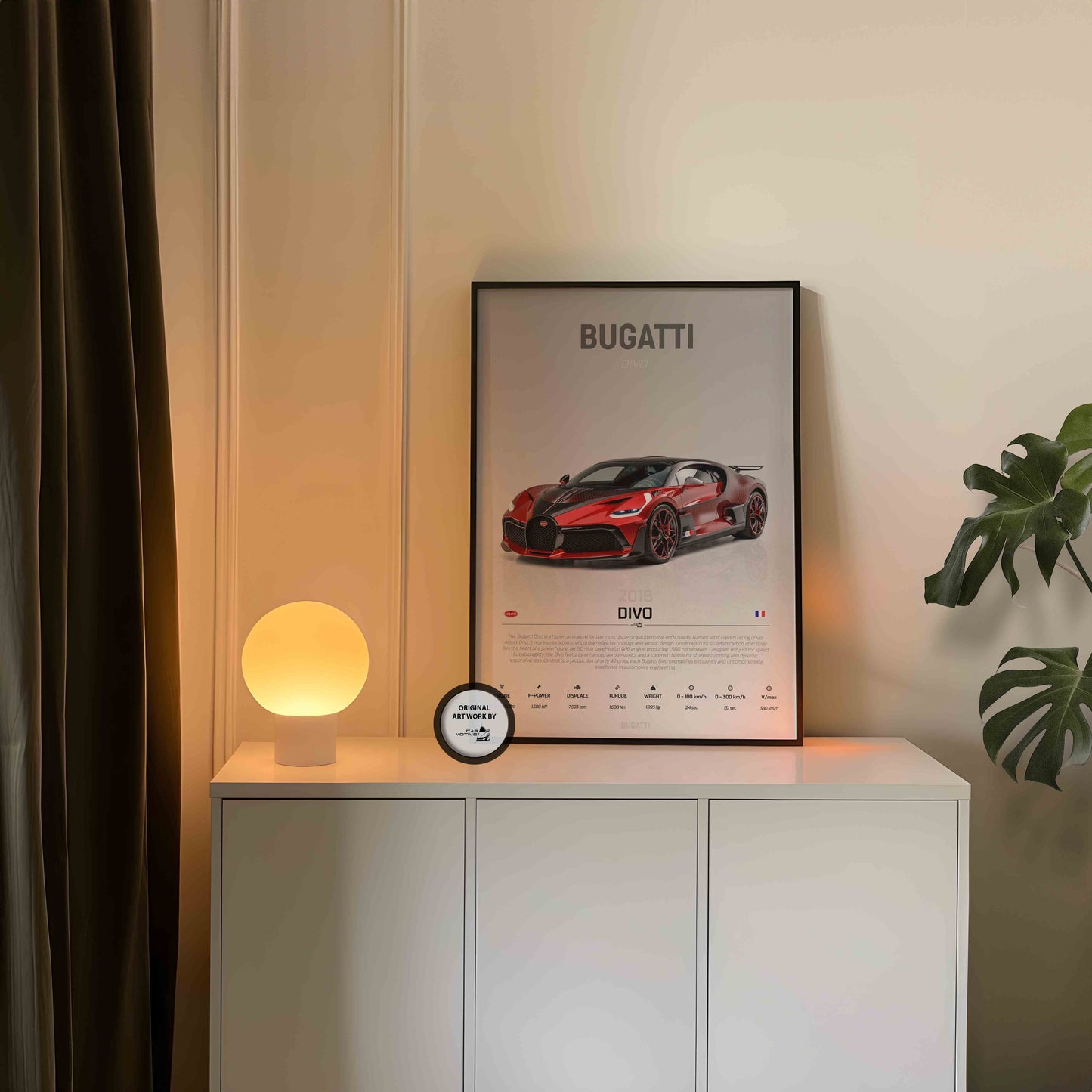 Bugatti Divo (2008) - STUDIO MONTAGE 3/4 SIDE