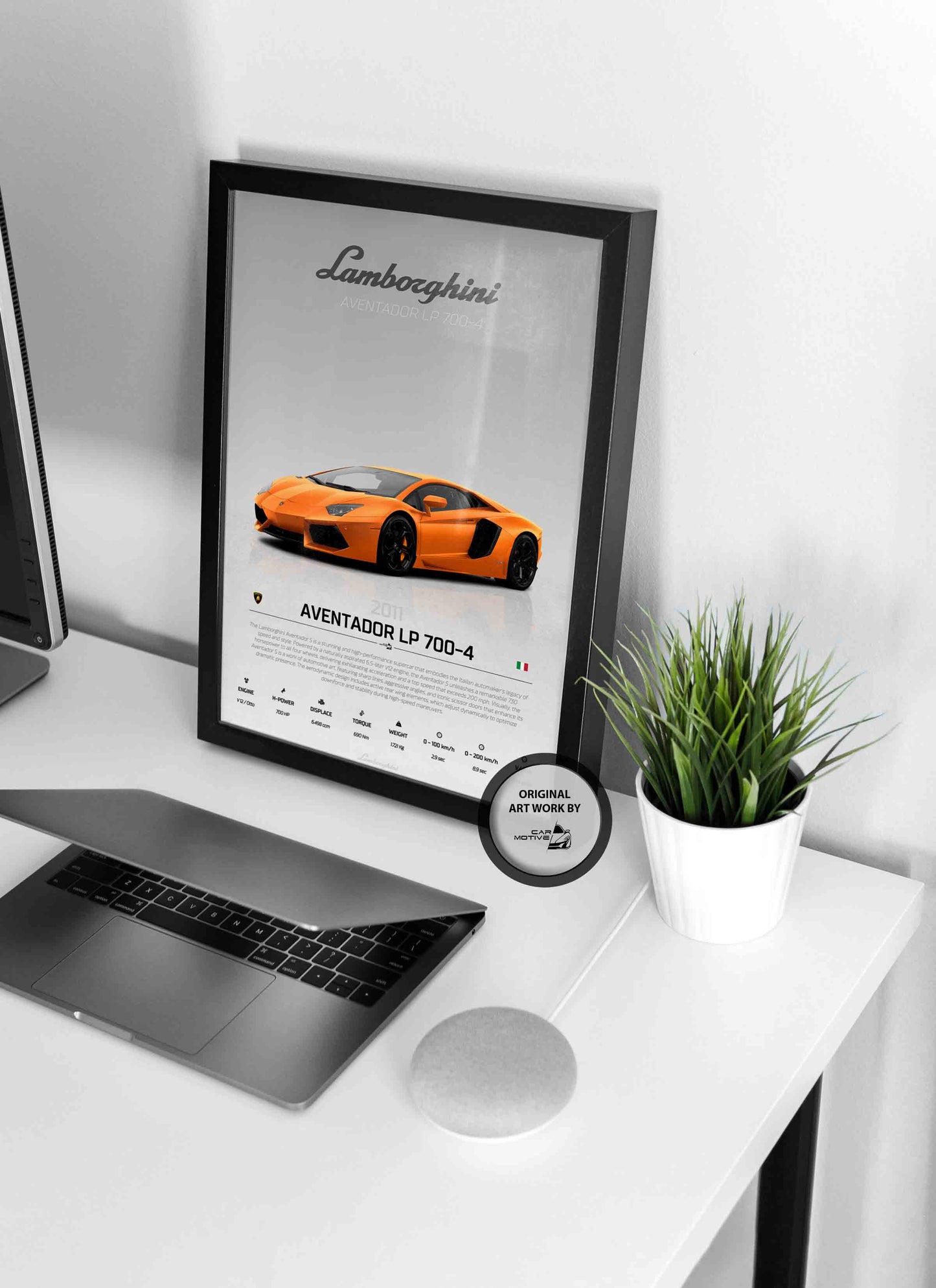 Lamborghini Aventador LP-700-4 (2011) - STUDIO MONTAGE 3/4 SIDE