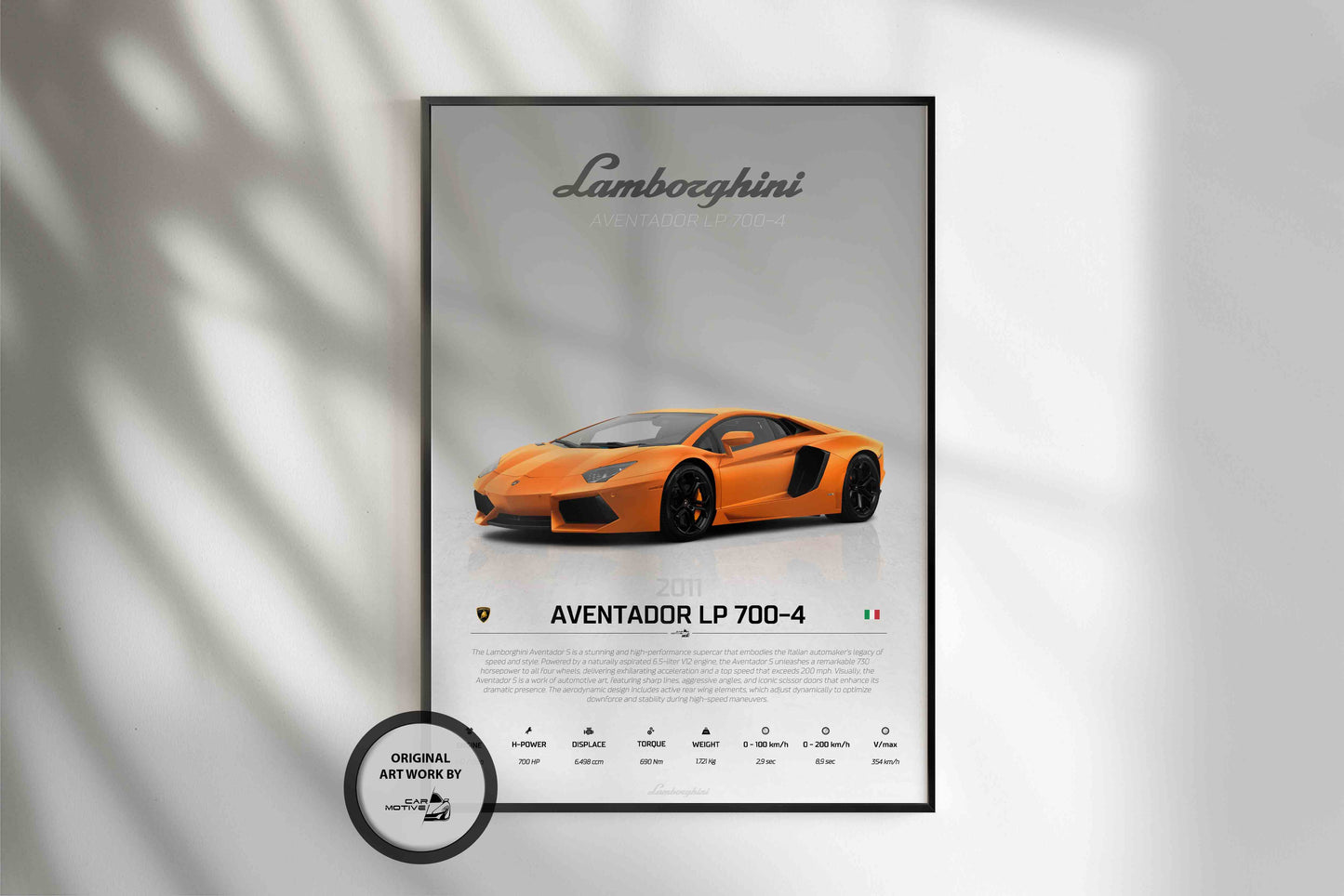 Lamborghini Aventador LP-700-4 (2011) - STUDIO MONTAGE 3/4 SIDE