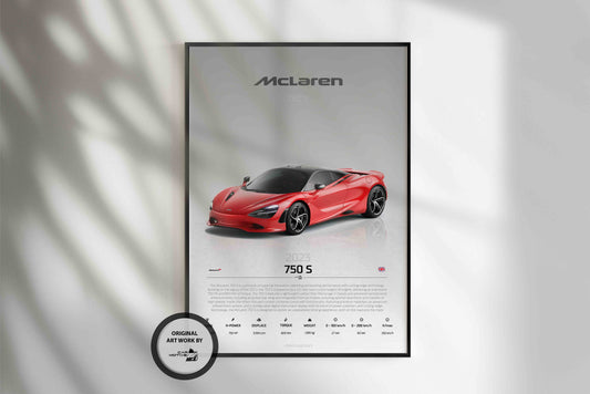 McLaren 750 S (2023) - STUDIO MONTAGE 3/4 SIDE