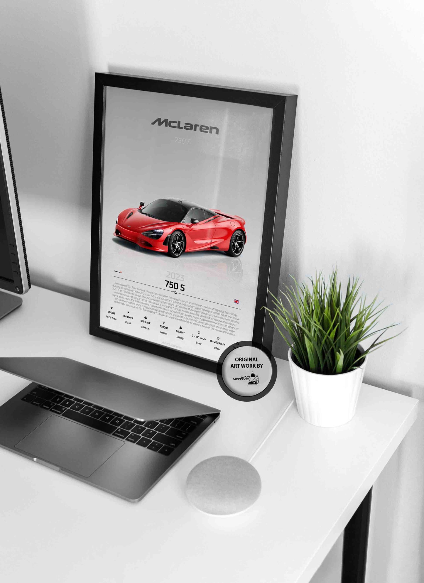 McLaren 750 S (2023) - STUDIO MONTAGE 3/4 SIDE