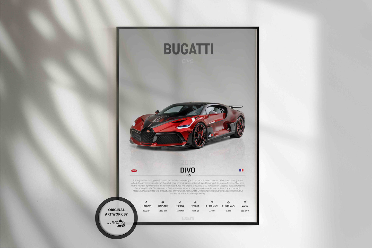 Bugatti Divo (2008) - STUDIO MONTAGE 3/4 SIDE