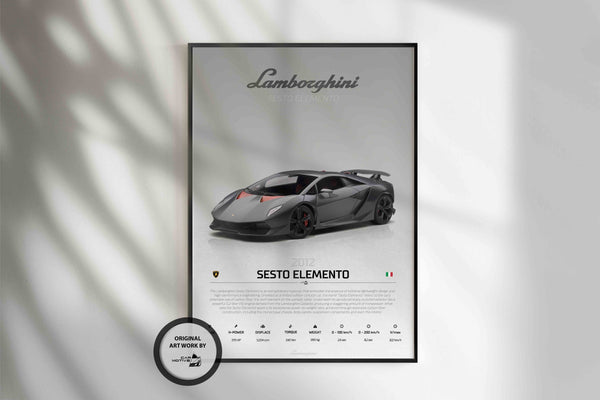 Lamborghini Sesto Elemento (2012) - STUDIO MONTAGE 3/4 SIDE