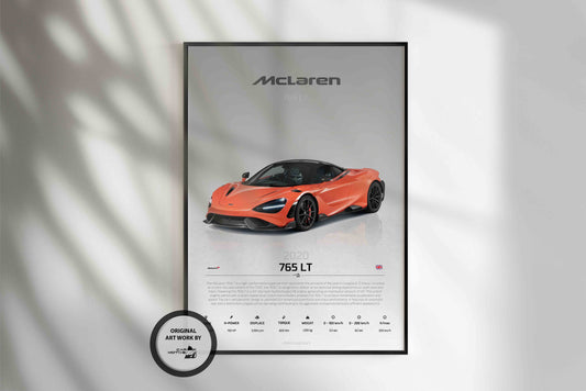 McLaren 765 LT (2020) - STUDIO MONTAGE 3/4 SIDE