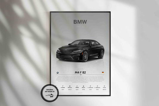 BMW M4 F82 Coupé (2013) - STUDIO MONTAGE 3/4 SIDE