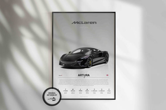 McLaren Artura (2022) - STUDIO MONTAGE 3/4 SIDE