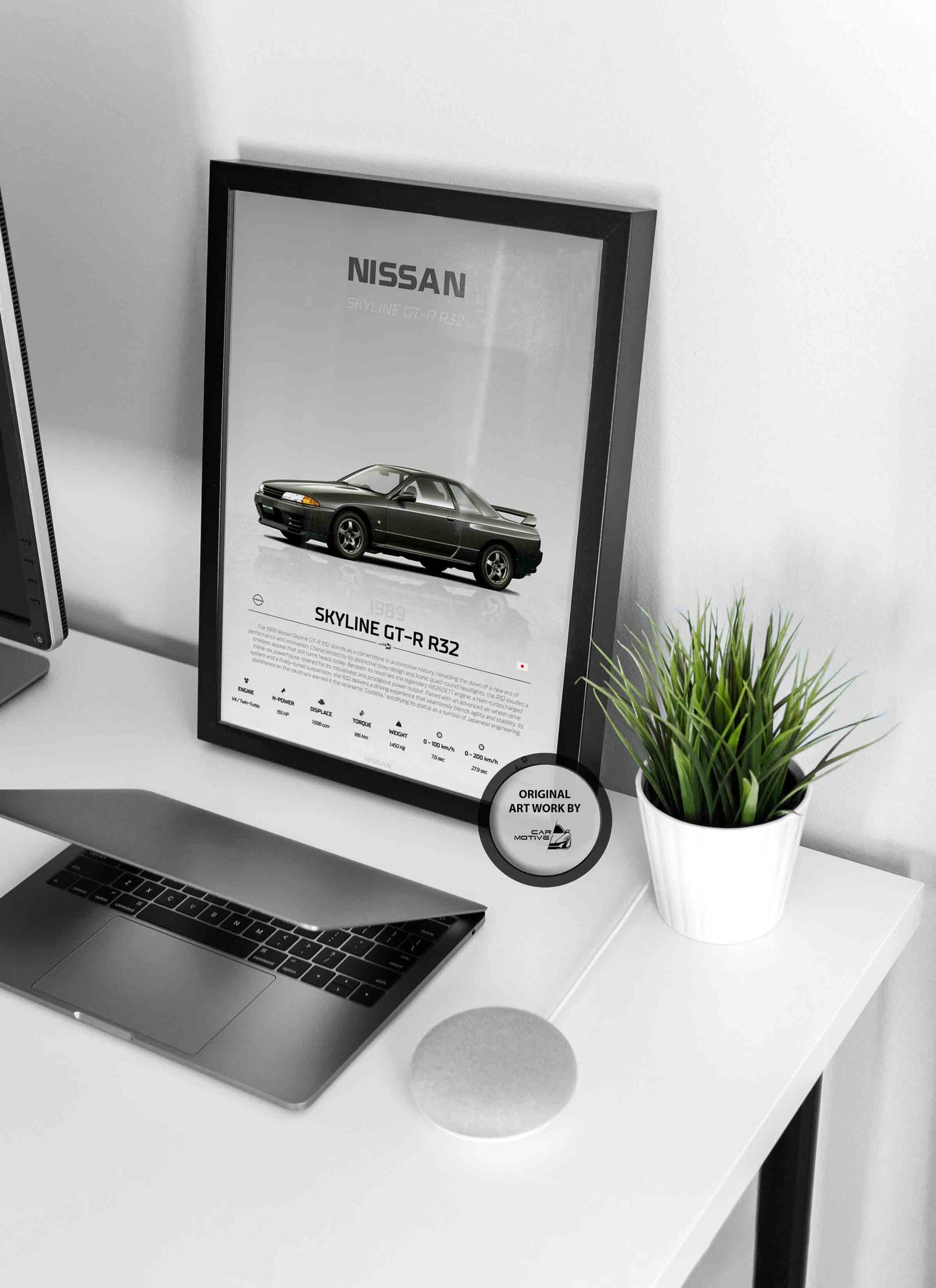 Nissan Skyline GT-R R32 (1989) - STUDIO MONTAGE 3/4 SIDE
