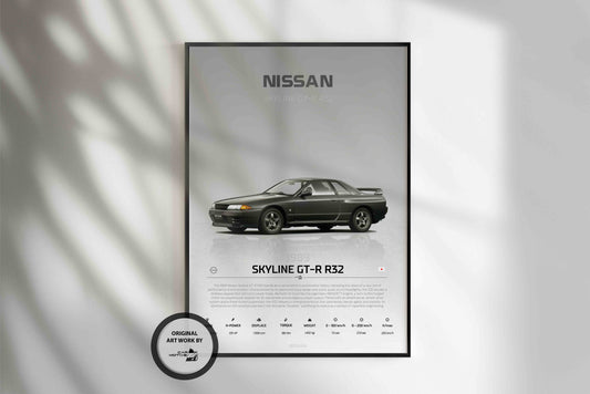Nissan Skyline GT-R R32 (1989) - STUDIO MONTAGE 3/4 SIDE