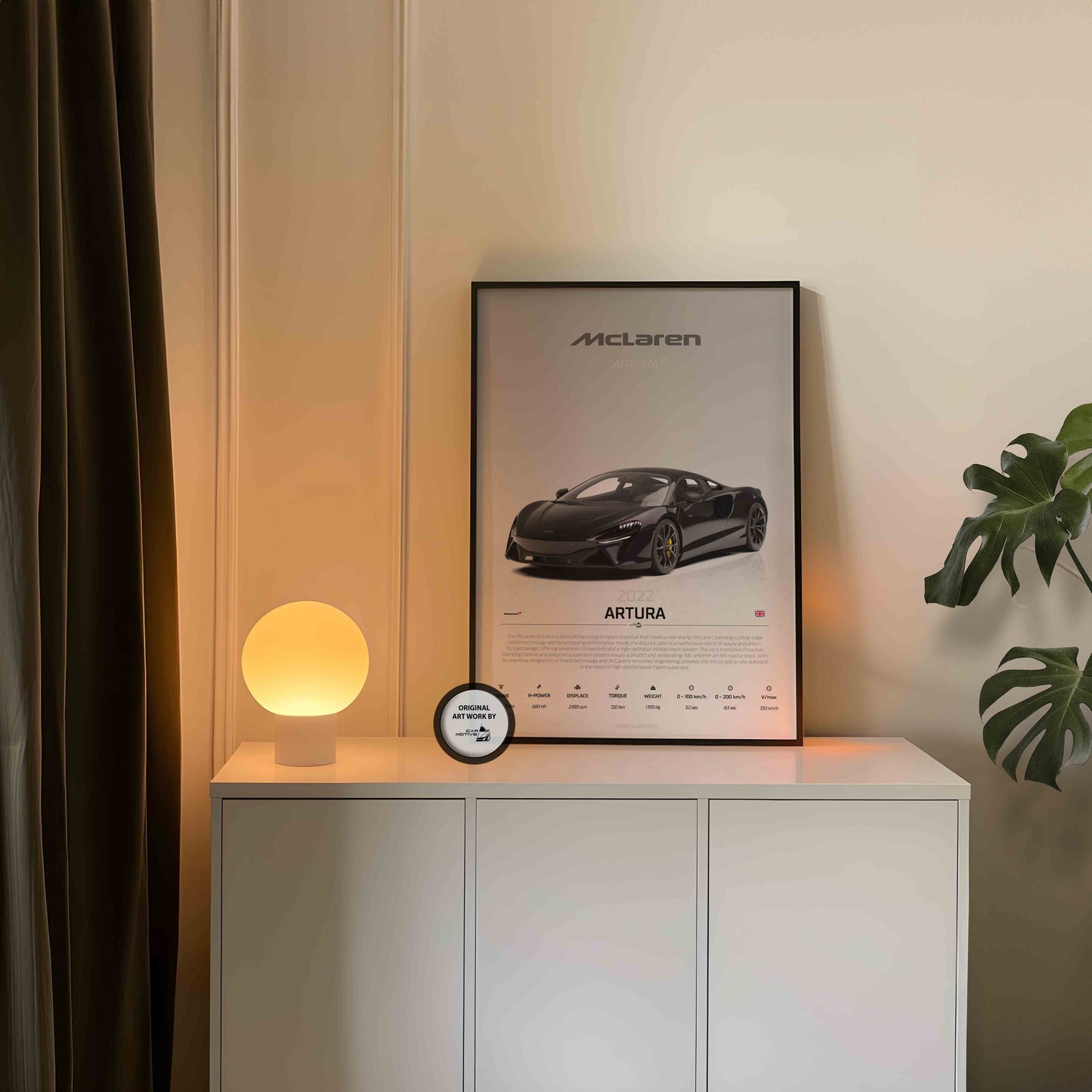 McLaren Artura (2022) - STUDIO MONTAGE 3/4 SIDE
