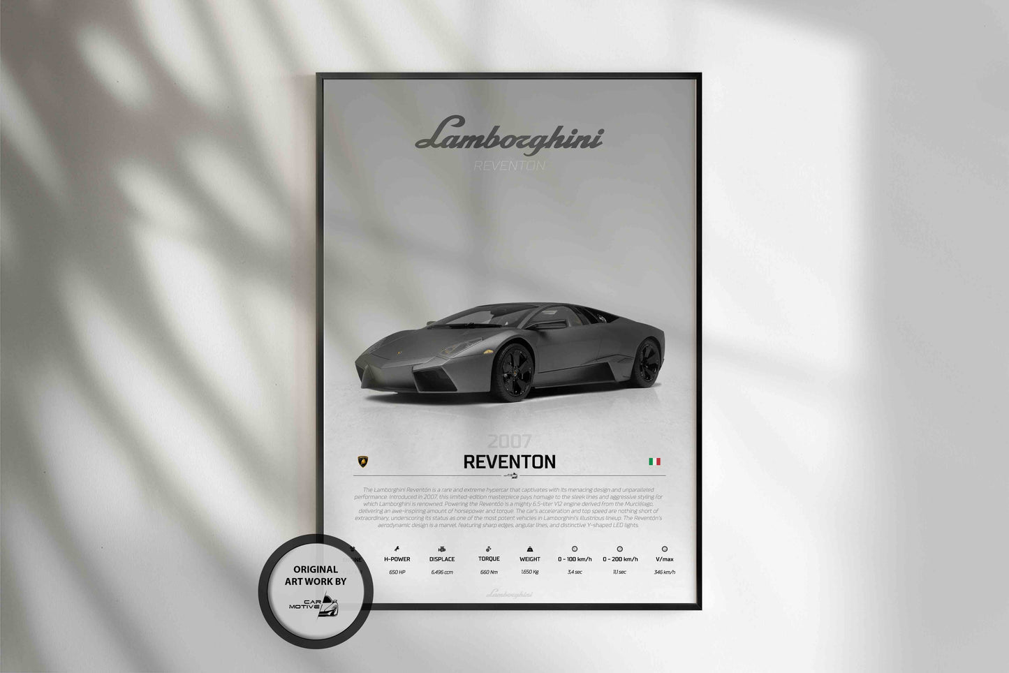 Lamborghini Reventon (2007) - STUDIO MONTAGE 3/4 SIDE