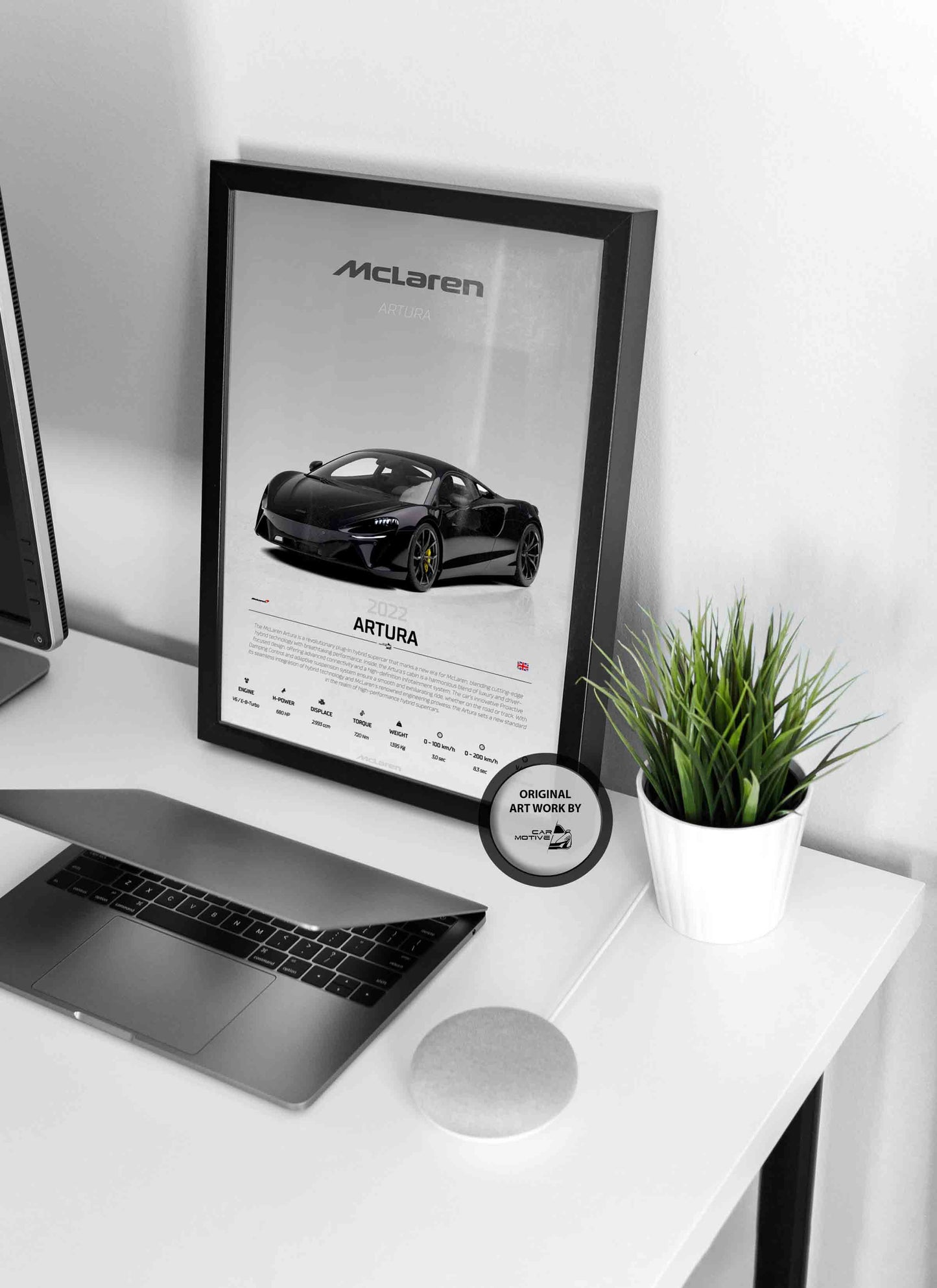 McLaren Artura (2022) - STUDIO MONTAGE 3/4 SIDE