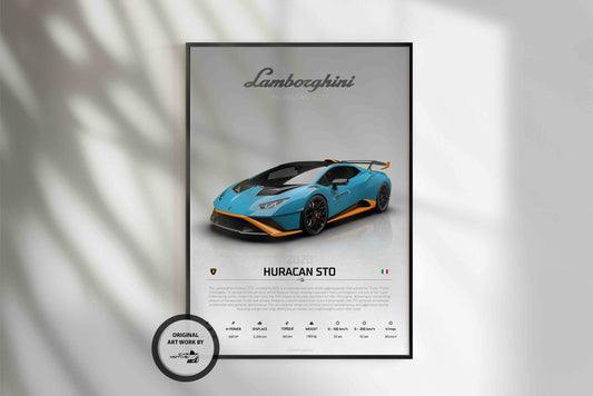 Lamborghini Huracan STO (2020) - STUDIO MONTAGE 3/4 SIDE