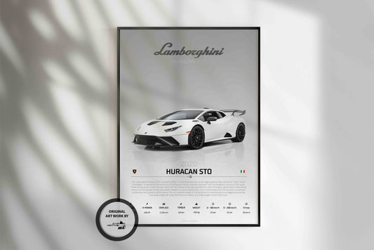 Lamborghini Huracan STO (2020) - STUDIO MONTAGE 3/4 SIDE