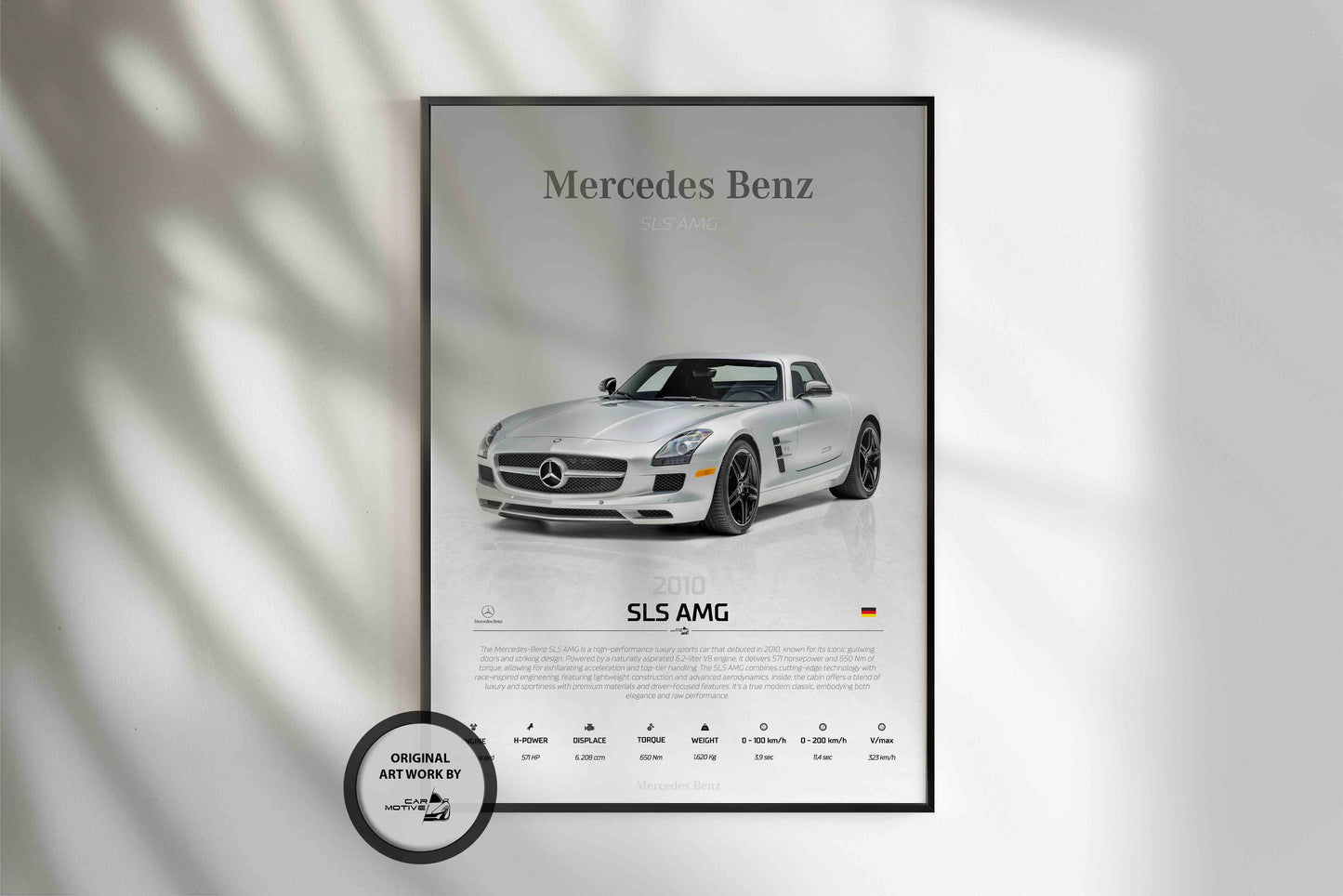 Mercedes Benz SLS AMG (2010) - STUDIO MONTAGE 3/4 SIDE