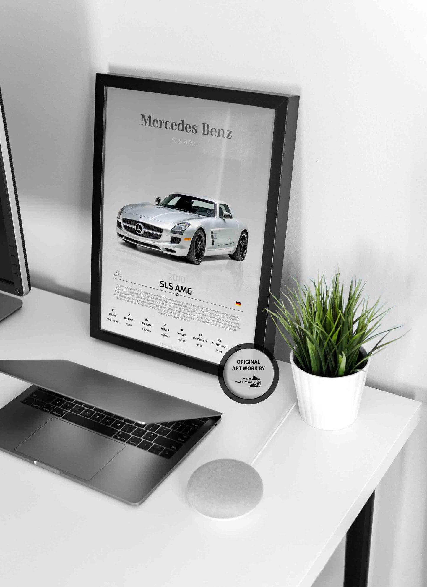 Mercedes Benz SLS AMG (2010) - STUDIO MONTAGE 3/4 SIDE