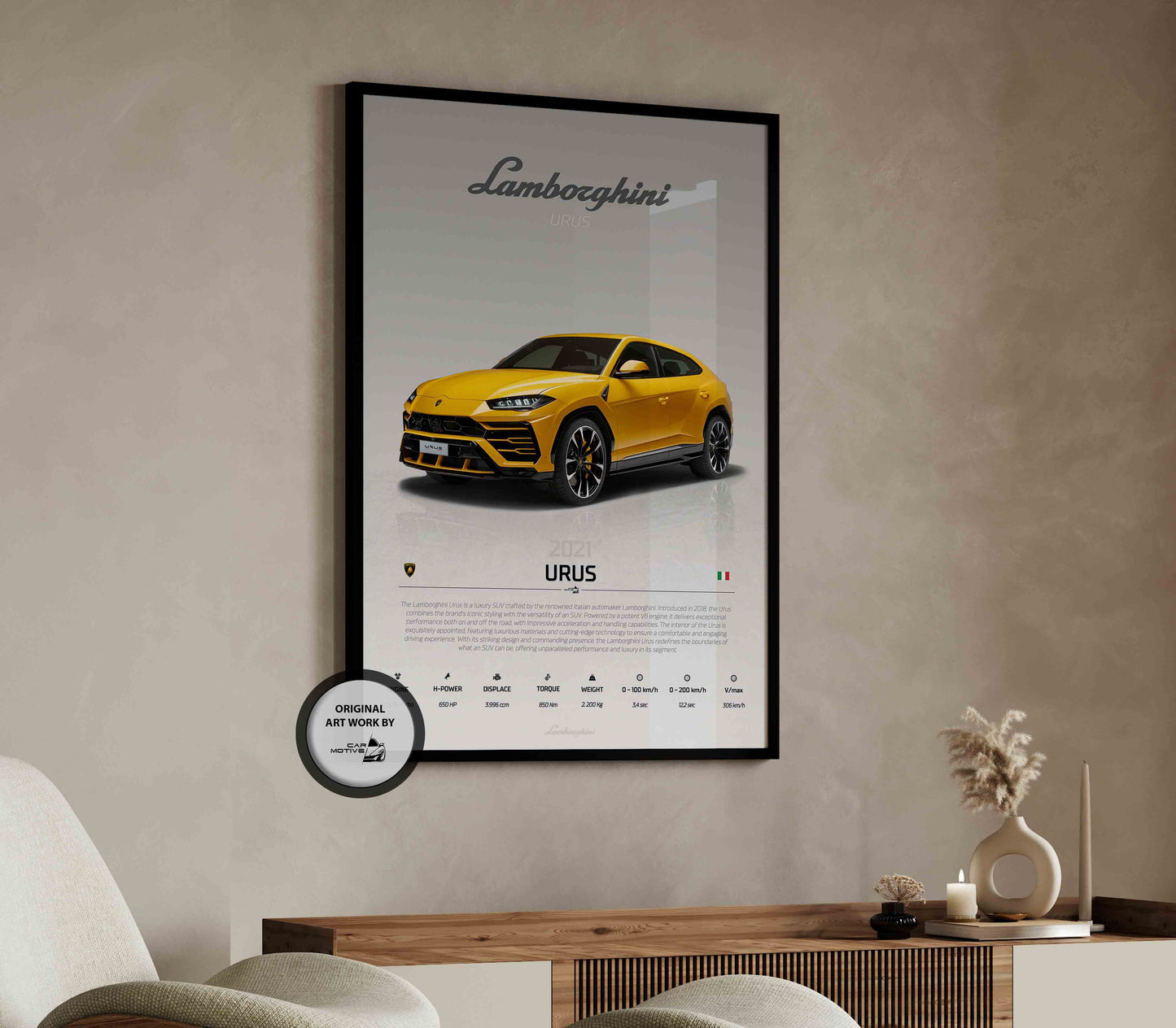 Lamborghini Urus (2021) - STUDIO MONTAGE 3/4 SIDE