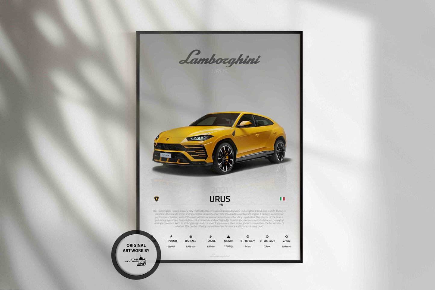 Lamborghini Urus (2021) - STUDIO MONTAGE 3/4 SIDE