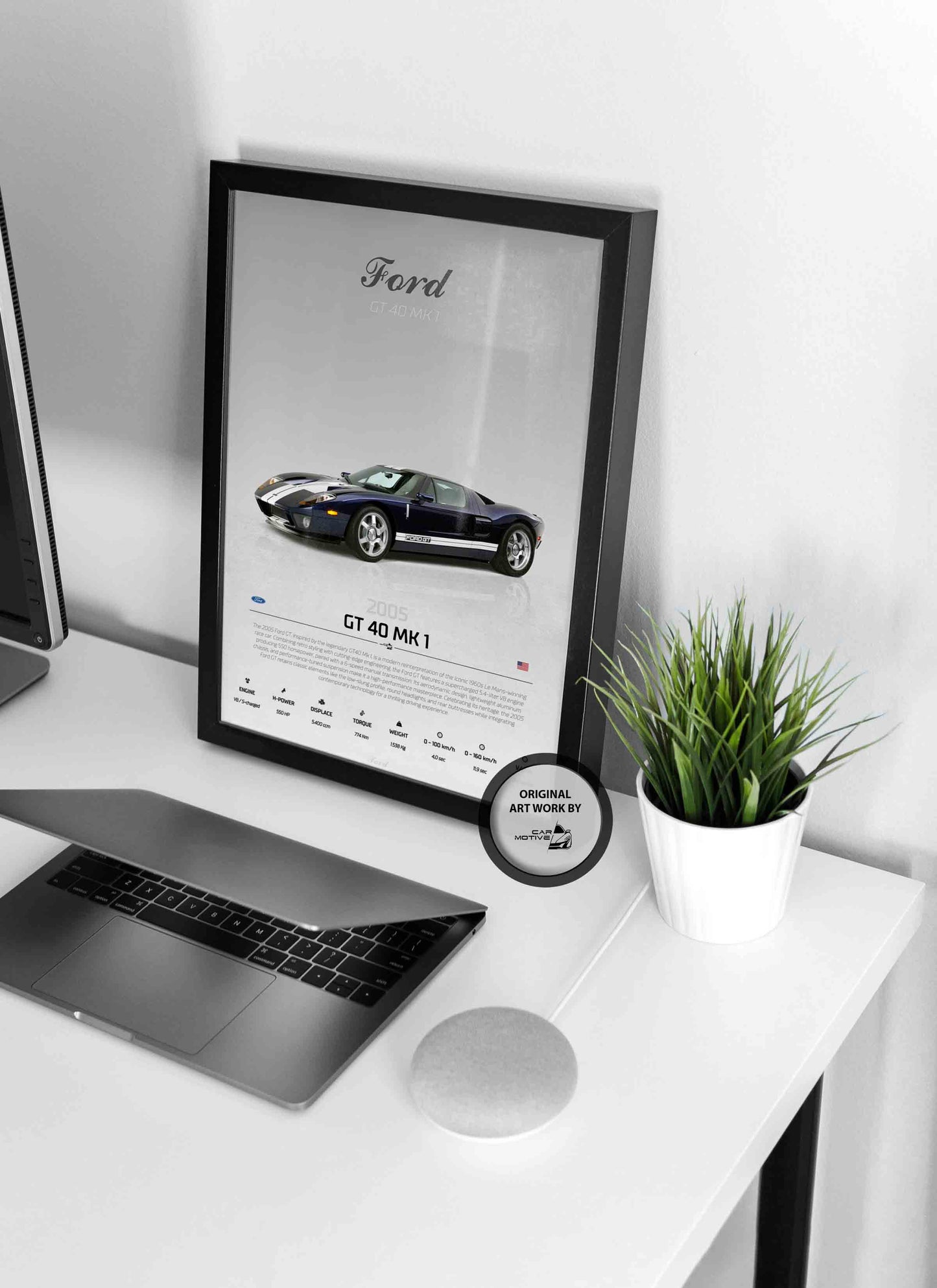 Ford GT 40 MK 1 (2005) - STUDIO MONTAGE 3/4 SIDE