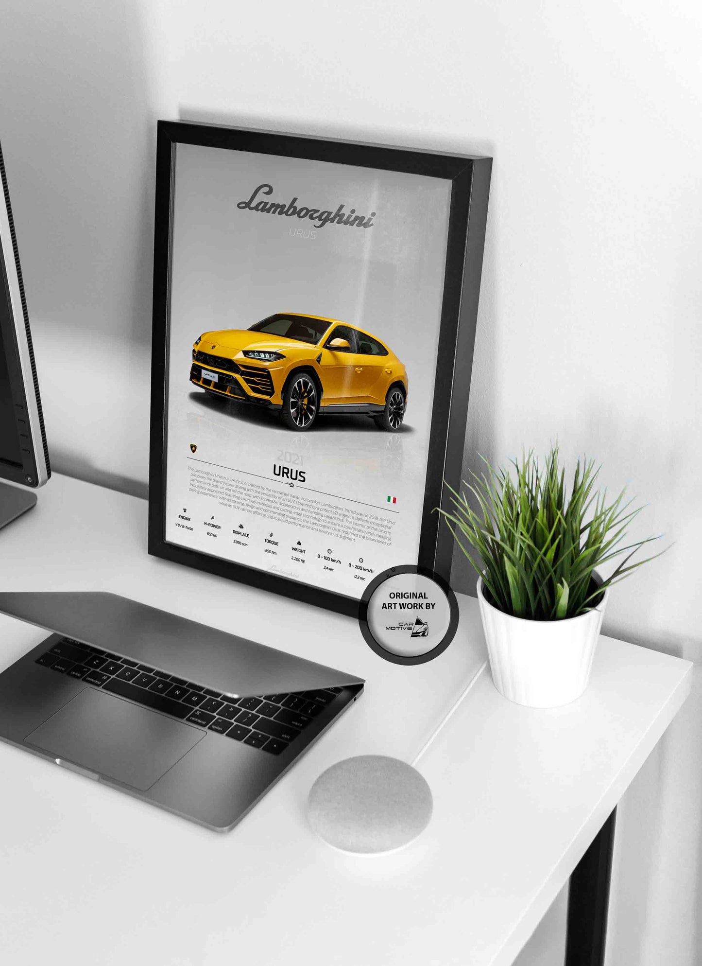 Lamborghini Urus (2021) - STUDIO MONTAGE 3/4 SIDE