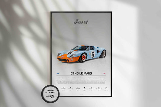 Ford GT 40 Le Mans (2005) - STUDIO MONTAGE 3/4 SIDE