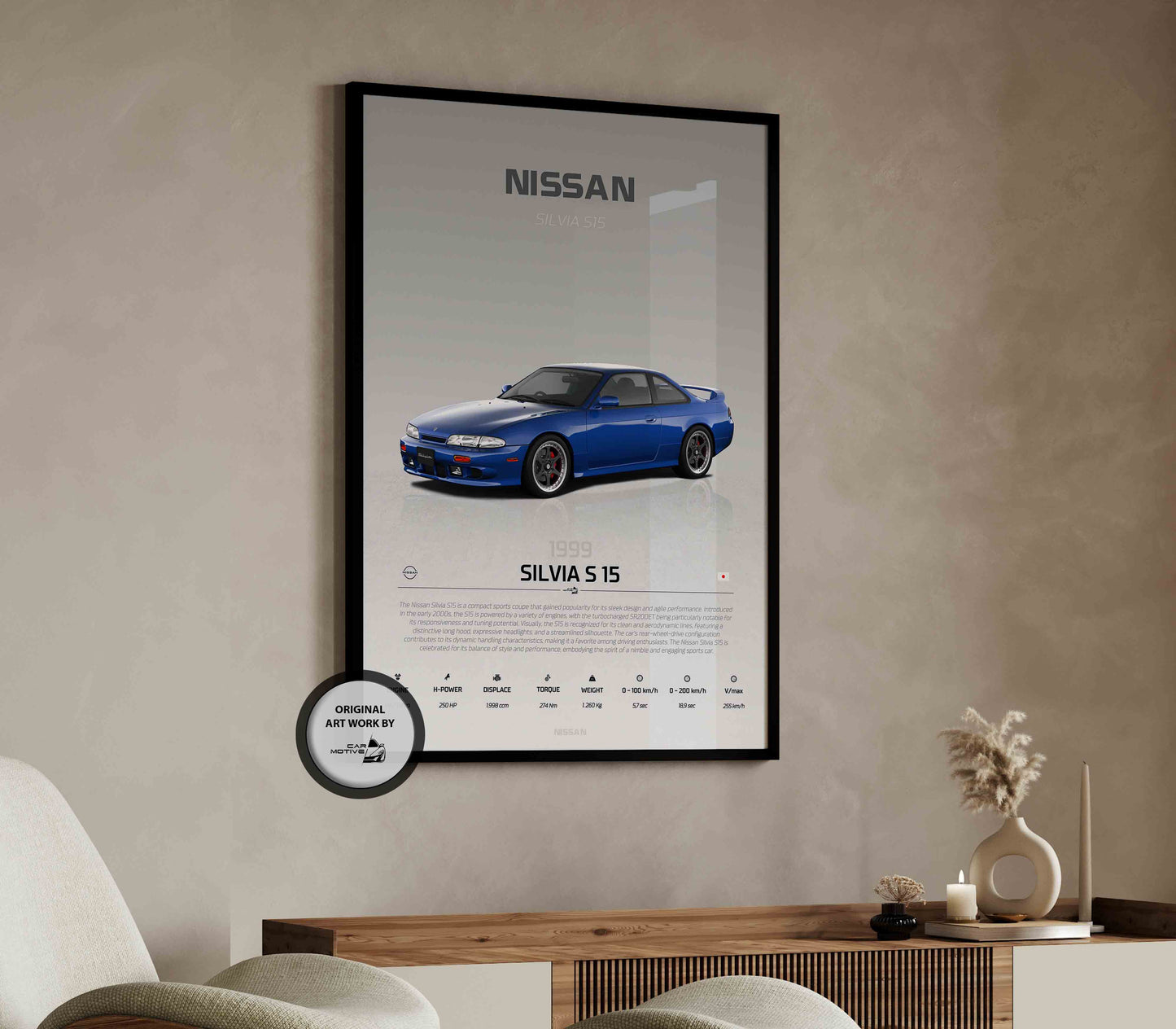 Nissan Silvia S15 (2000) - STUDIO MONTAGE 3/4 SIDE