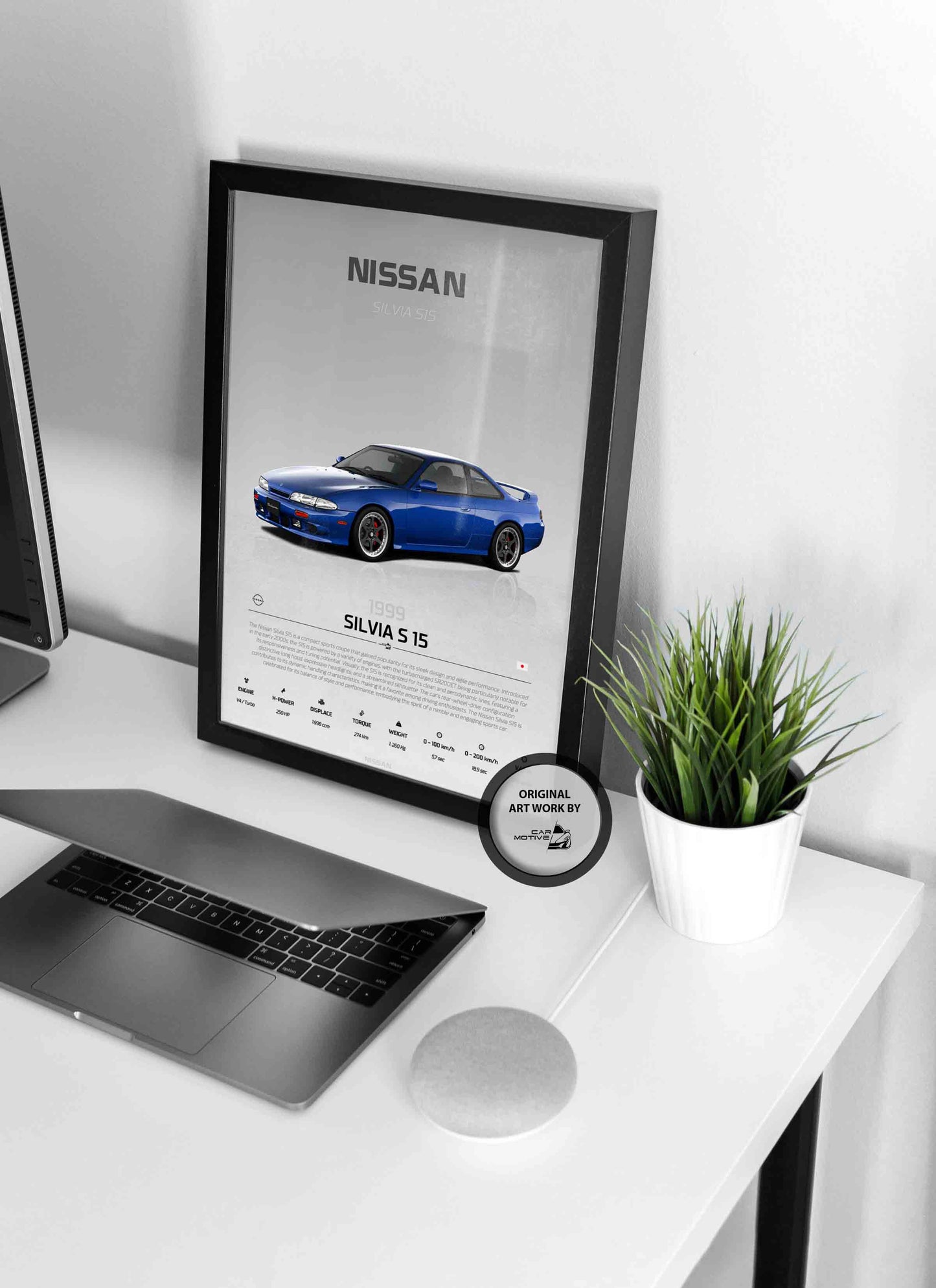Nissan Silvia S15 (2000) - STUDIO MONTAGE 3/4 SIDE