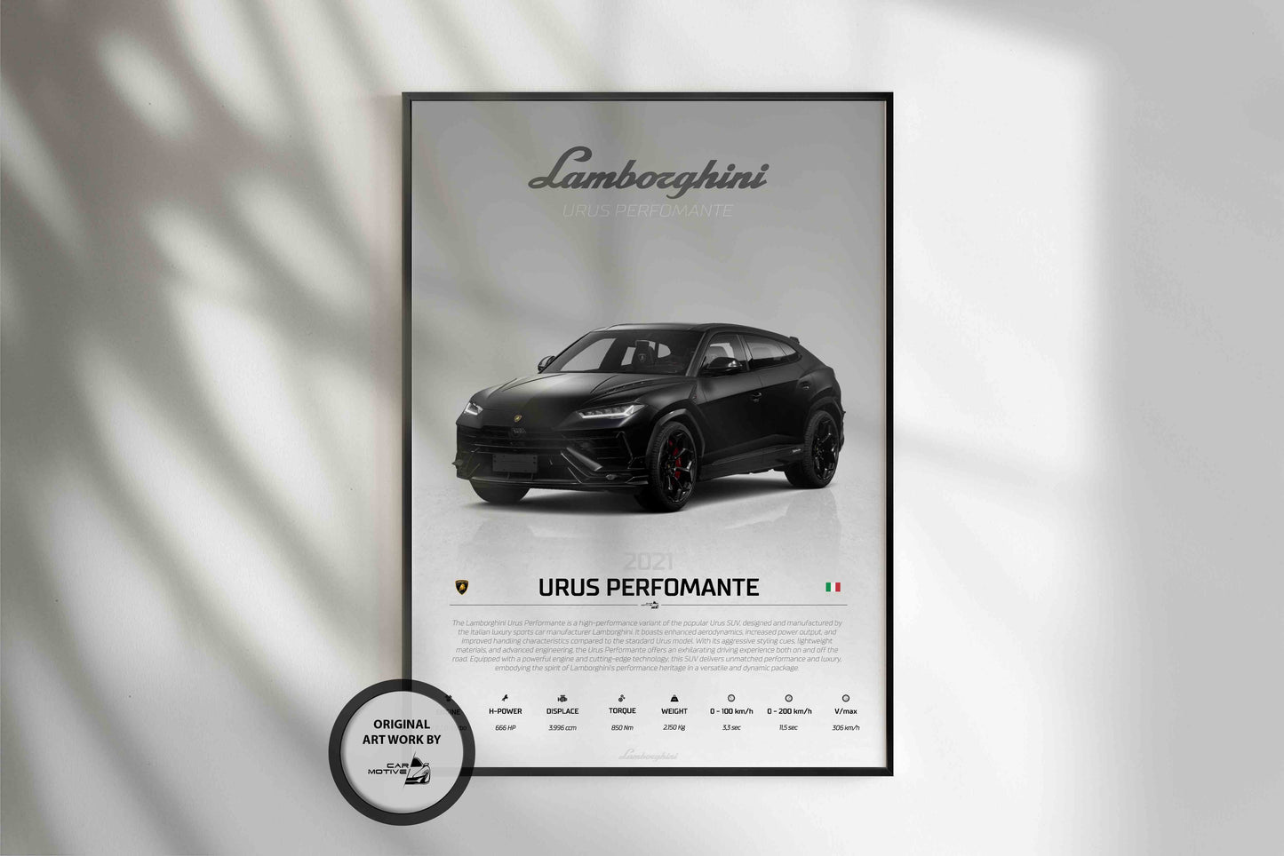 Lamborghini Urus Perfomante (2021) - STUDIO MONTAGE 3/4 SIDE