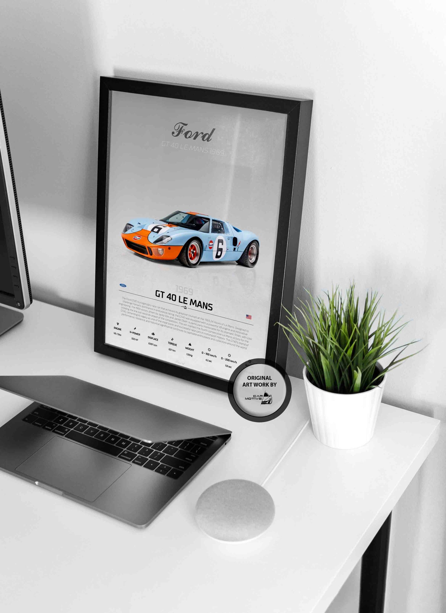 Ford GT 40 Le Mans (2005) - STUDIO MONTAGE 3/4 SIDE
