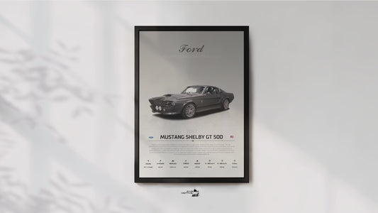 Ford Mustang Shelby GT 500 (1967) - STUDIO MONTAGE 3/4 SIDE