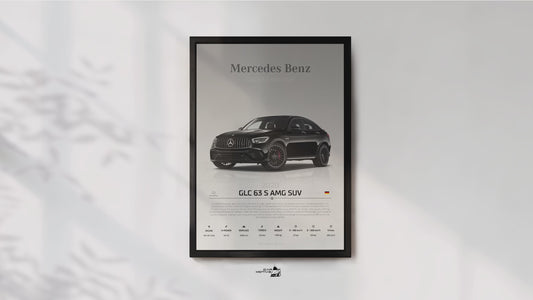 Mercedes Benz GLC 63 S AMG SUV (2020) - STUDIO MONTAGE 3/4 SIDE