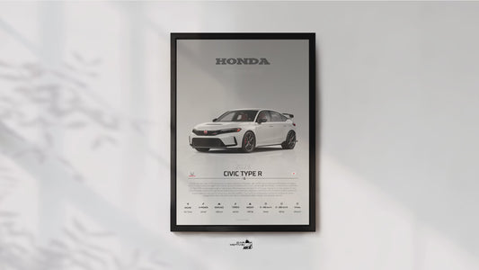 Honda Civic Type R (2023) - STUDIO MONTAGE 3/4 SIDE