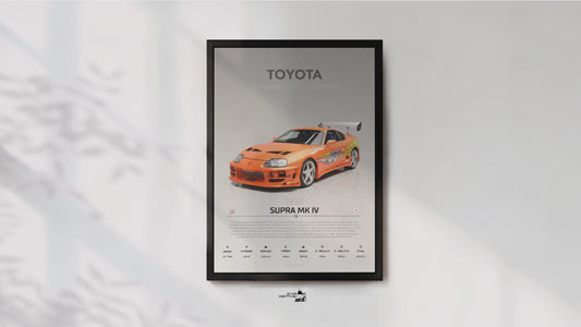 Toyota Supra MK 4 (1993) - STUDIO MONTAGE 3/4 SIDE